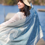 Okinami Kaio Shawl by Oscha Oscha at Little Zen One
