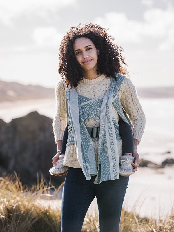 Okinami Kaio Toddler Cairis XL Half Buckle by Oscha - Half Buckle CarrierLittle Zen One34328144