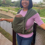 Olive Everyday Half Buckle Baby Carrier by Beachfront Baby Half Buckle Carrier