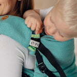 Ombre Green Drool Pads & Reach Straps by LennyLamb - Baby Carrier AccessoriesLittle Zen One5907557759731