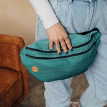 Ombre Green Large Waist Bag by LennyLamb - BagsLittle Zen One5907557759878