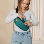 Ombre Green Large Waist Bag by LennyLamb - BagsLittle Zen One5907557759878