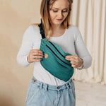 Ombre Green Large Waist Bag by LennyLamb - BagsLittle Zen One5907557759878