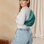 Ombre Green Large Waist Bag by LennyLamb - BagsLittle Zen One5907557759878