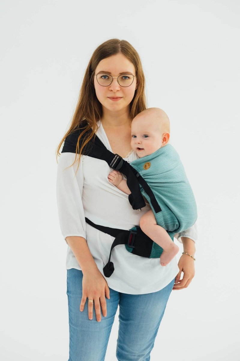 Ombre Green LennyHip Carrier