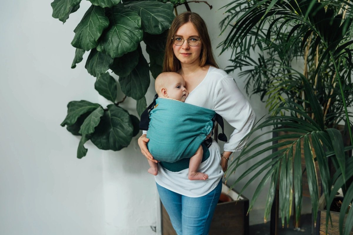 Ombre Green LennyHip Carrier