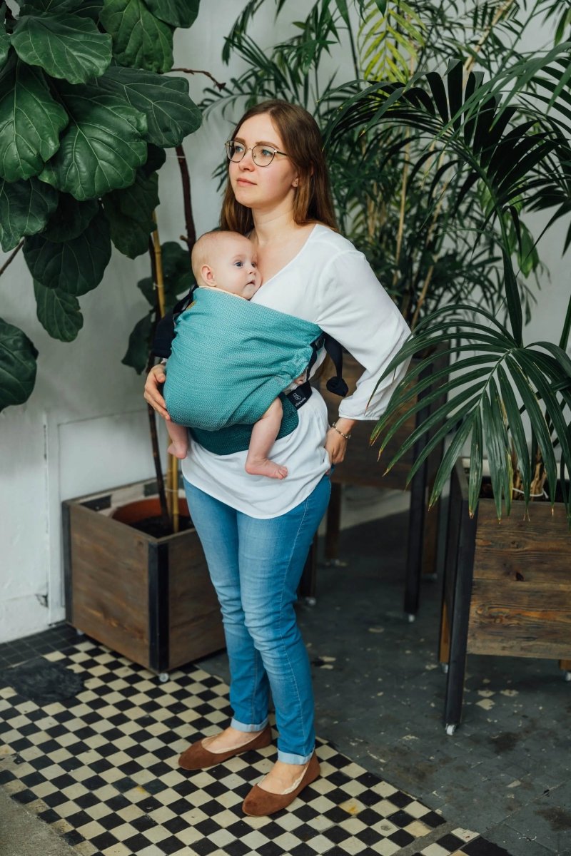 Ombre Green LennyHip Carrier