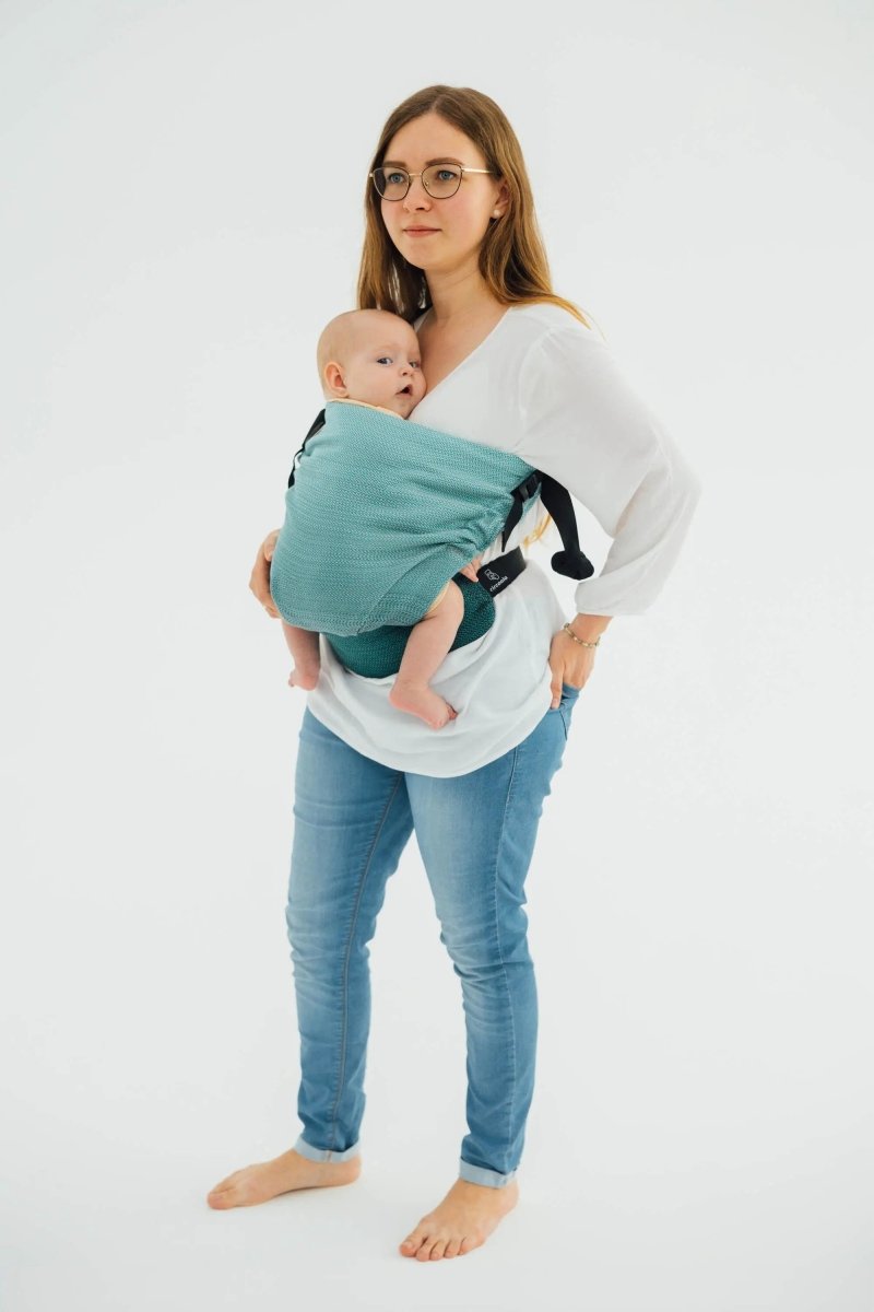 Ombre Green LennyHip Carrier by LennyLamb - Buckle CarrierLittle Zen One5907557785471