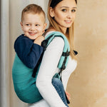 Ombre Green Preschool Onbuhimo PRO by LennyLamb - OnbuhimoLittle Zen One01004112