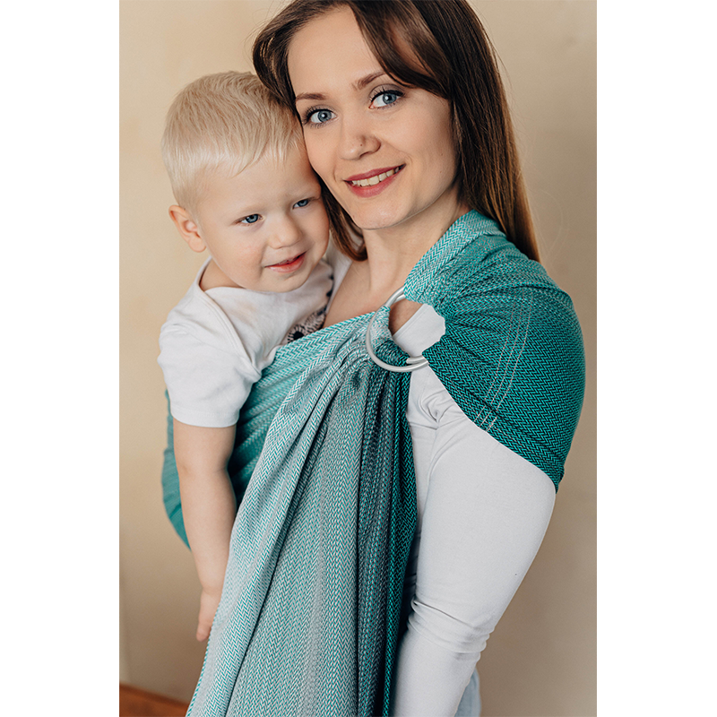 Ombre Green Ring Sling
