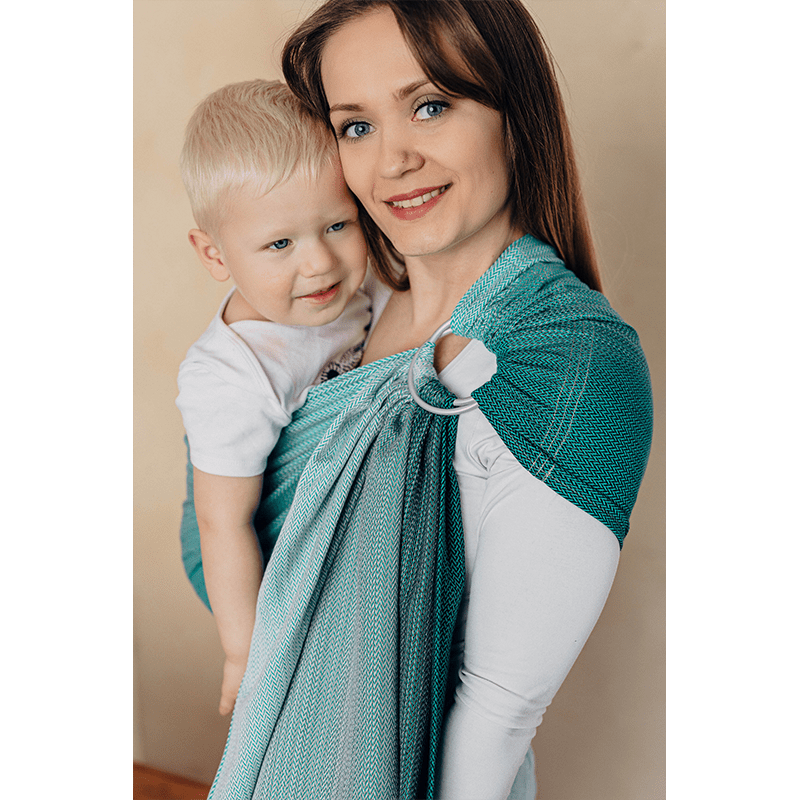 Ombre Green Ring Sling by LennyLamb - Ring SlingLittle Zen One5907557759670
