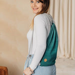 Ombre Green Sackpack by LennyLamb Bags