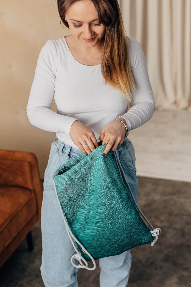 Ombre Green Sackpack by LennyLamb - BagsLittle Zen One5907557759854