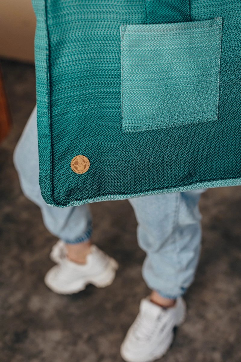Ombre Green Shoulder Bag by LennyLamb Bags