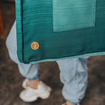 Ombre Green Shoulder Bag by LennyLamb Bags