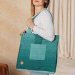 Ombre Green Shoulder Bag by LennyLamb Bags