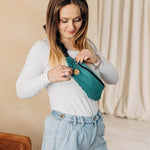 Ombre Green Waist Bag by LennyLamb - BagsLittle Zen One5907557759861