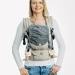 Ombre Grey Baby Carrier Hood