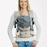 Ombre Grey Baby Carrier Hood