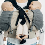 Ombre Grey Baby Carrier Hood