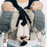 Ombre Grey Baby Carrier Hood By Lennylamb - Baby Carrier AccessoriesLittle Zen One5907557791410