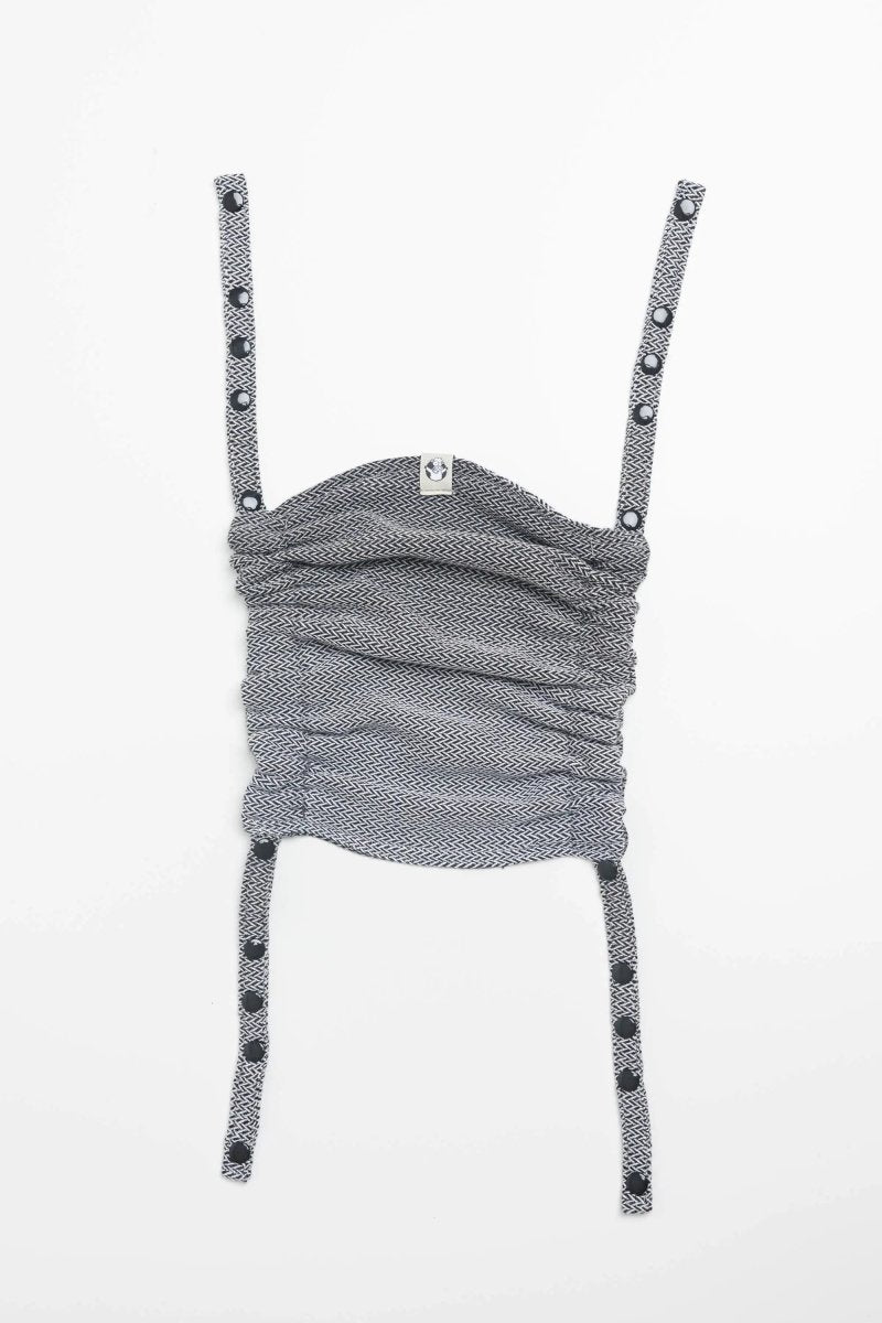 Ombre Grey Baby Carrier Hood
