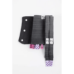 Ombre Grey Drool Pads Reach Straps