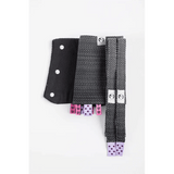 Ombre Grey Drool Pads Reach Straps