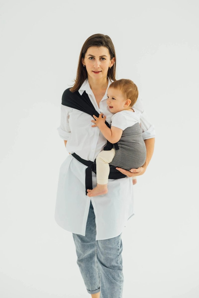 Ombre Grey LennyHip Carrier by LennyLamb - Buckle CarrierLittle Zen One5907557785488