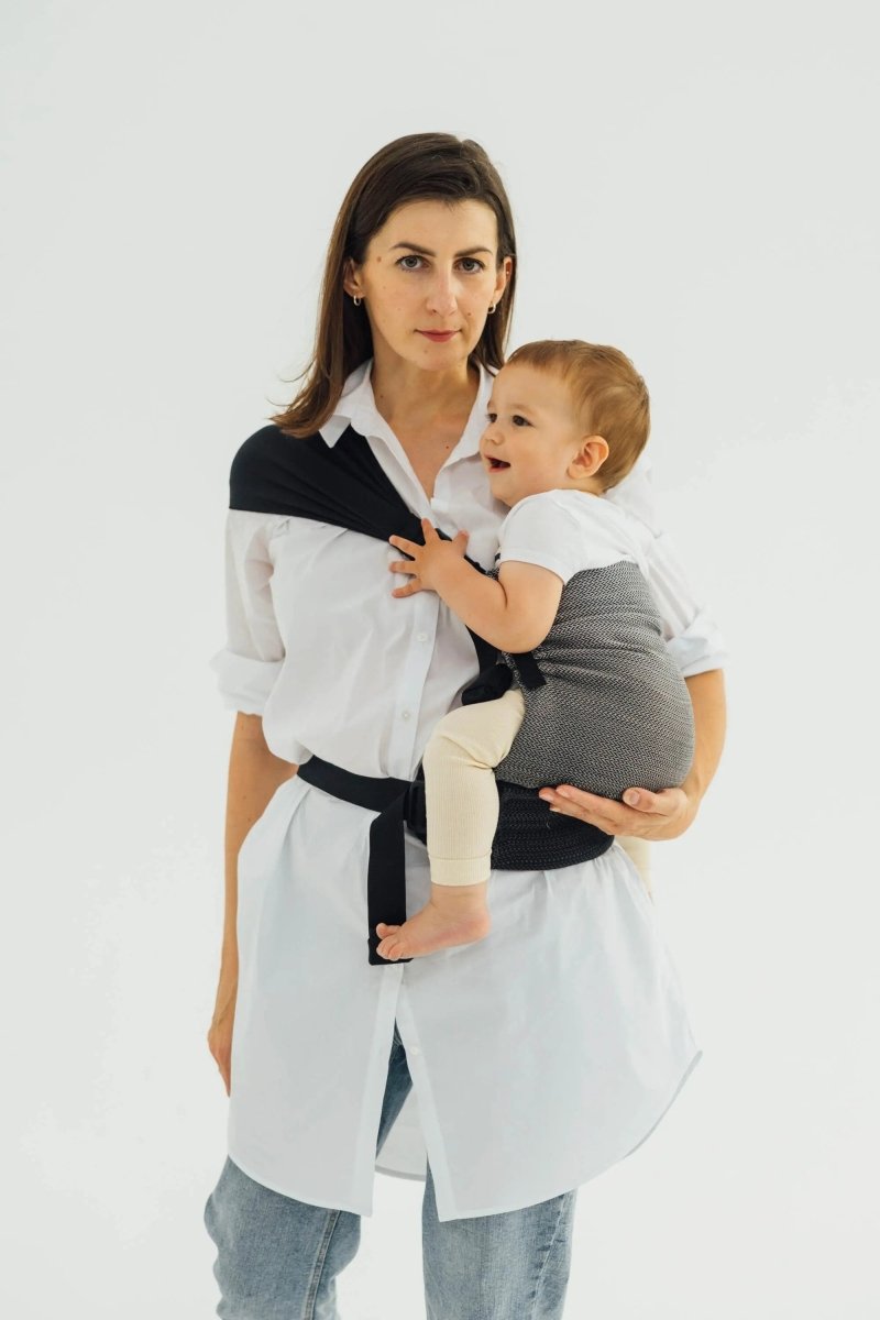 Ombre Grey LennyHip Carrier by LennyLamb - Buckle CarrierLittle Zen One5907557785488