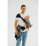 Ombre Grey Lennytwin Carrier by LennyLamb Twin Carrier