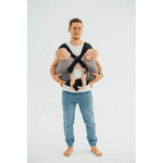 Ombre Grey Lennytwin Carrier by LennyLamb Twin Carrier