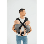 Ombre Grey Lennytwin Carrier by LennyLamb Twin Carrier