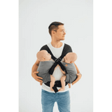 Ombre Grey Lennytwin Carrier by LennyLamb Twin Carrier