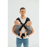 Ombre Grey Lennytwin Carrier by LennyLamb Twin Carrier