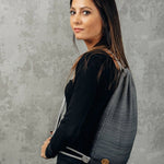 Ombre Grey Sackpack by LennyLamb Bags