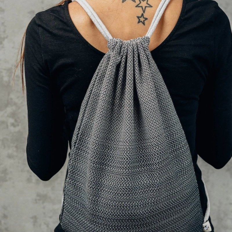 Ombre Grey Sackpack by LennyLamb - BagsLittle Zen One5907557735445