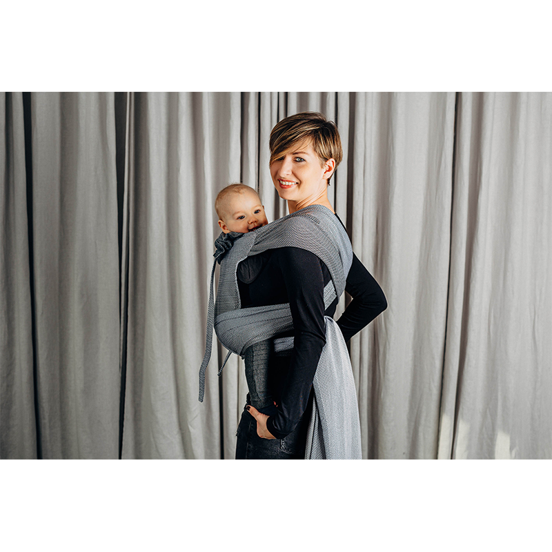 Ombre Grey Toddler Wrap-Tai by Lennylamb LennyLamb at Little Zen One