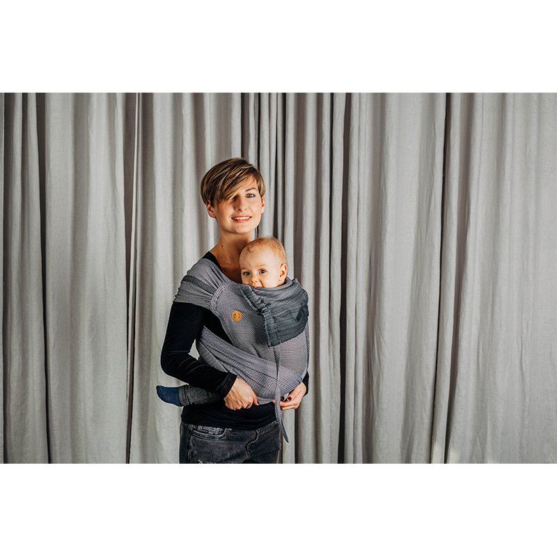 Ombre Grey Toddler Wrap-Tai by Lennylamb LennyLamb at Little Zen One