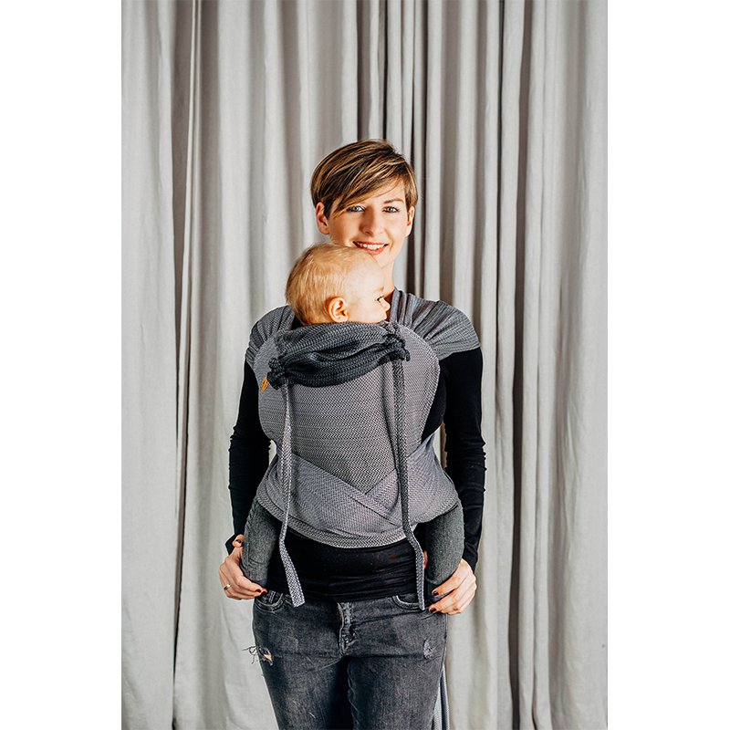 Ombre Grey Toddler Wrap-Tai by Lennylamb LennyLamb at Little Zen One