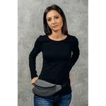 Ombre Grey Waist Bag by LennyLamb Bags