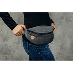 Ombre Grey Waist Bag by LennyLamb - BagsLittle Zen One5907557739214