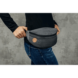 Ombre Grey Waist Bag by LennyLamb - BagsLittle Zen One5907557739214