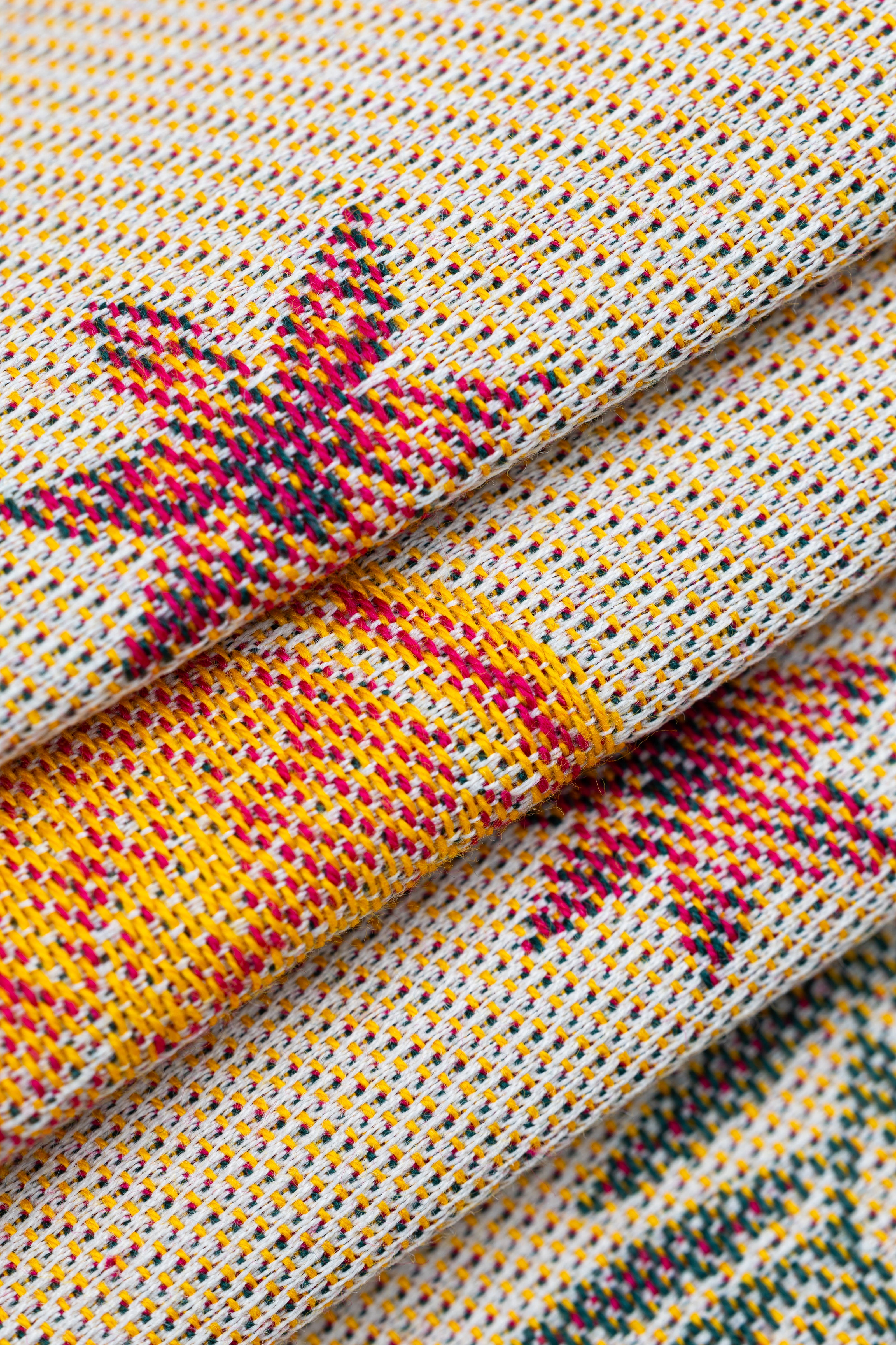 Orange Spice Sliced by LennyLamb, jacquard weave detail