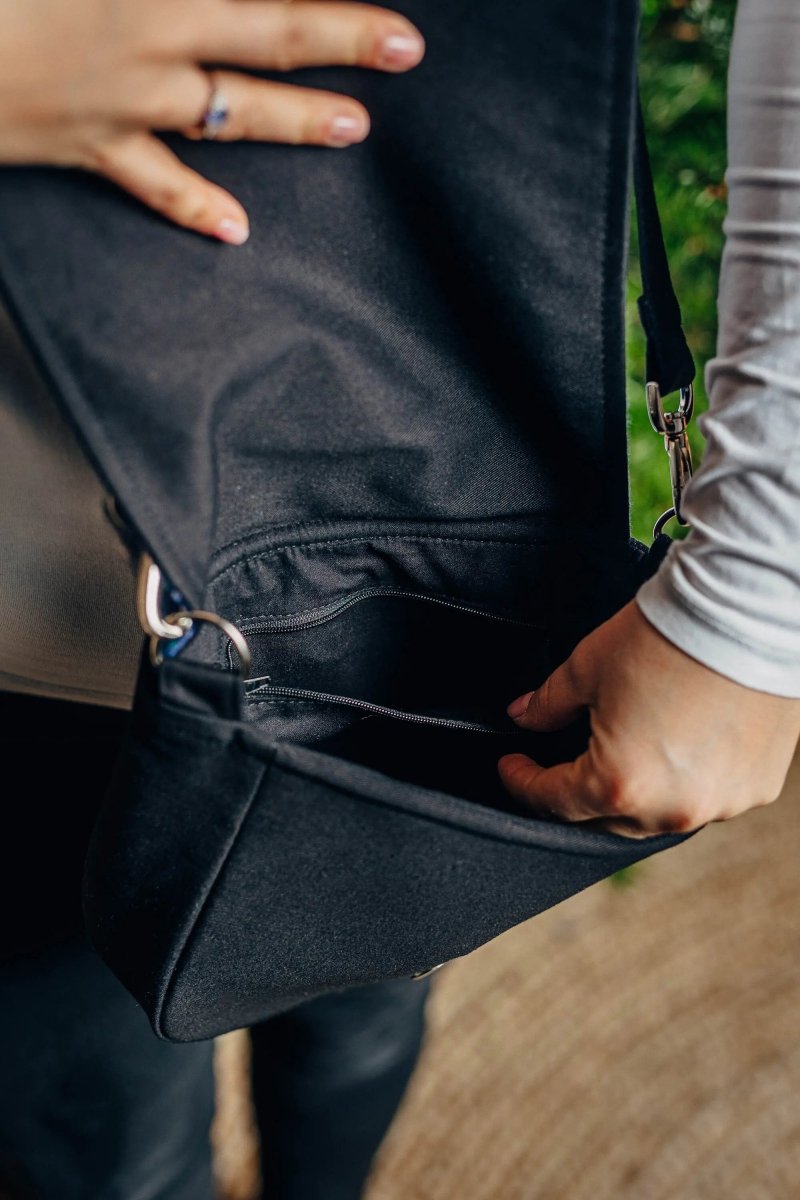 Peacock's Tail Black Opal 2 in 1 City Bag by LennyLamb - BagsLittle Zen One5907557765671