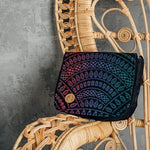 Peacock's Tail Black Opal 2 in 1 City Bag by LennyLamb - BagsLittle Zen One5907557765671