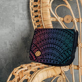 Peacock's Tail Black Opal 2 in 1 City Bag by LennyLamb - BagsLittle Zen One5907557765671