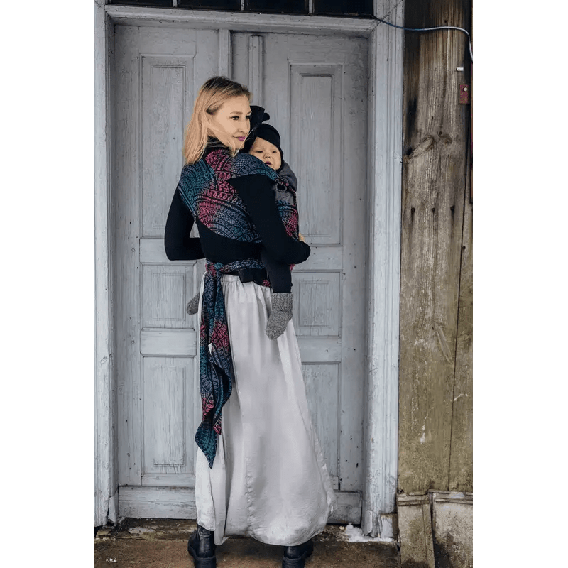 Peacock's Tail Black Opal LennyHybrid by Lennylamb - Half Buckle CarrierLittle Zen One5907557757294