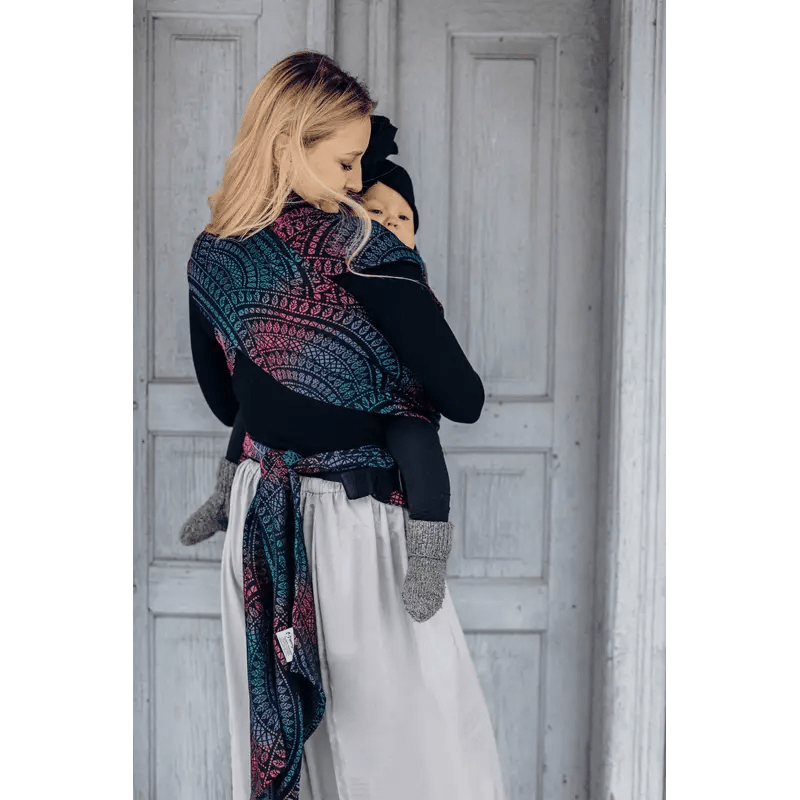 Peacock's Tail Black Opal LennyHybrid by Lennylamb - Half Buckle CarrierLittle Zen One5907557757294