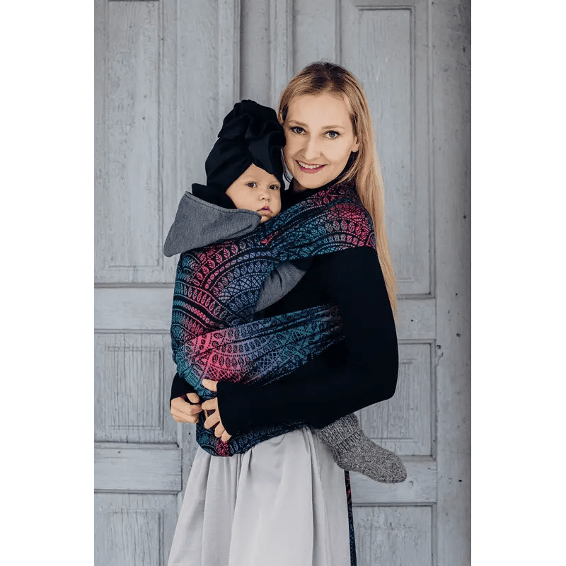 Peacock's Tail Black Opal LennyHybrid by Lennylamb - Half Buckle CarrierLittle Zen One5907557757294